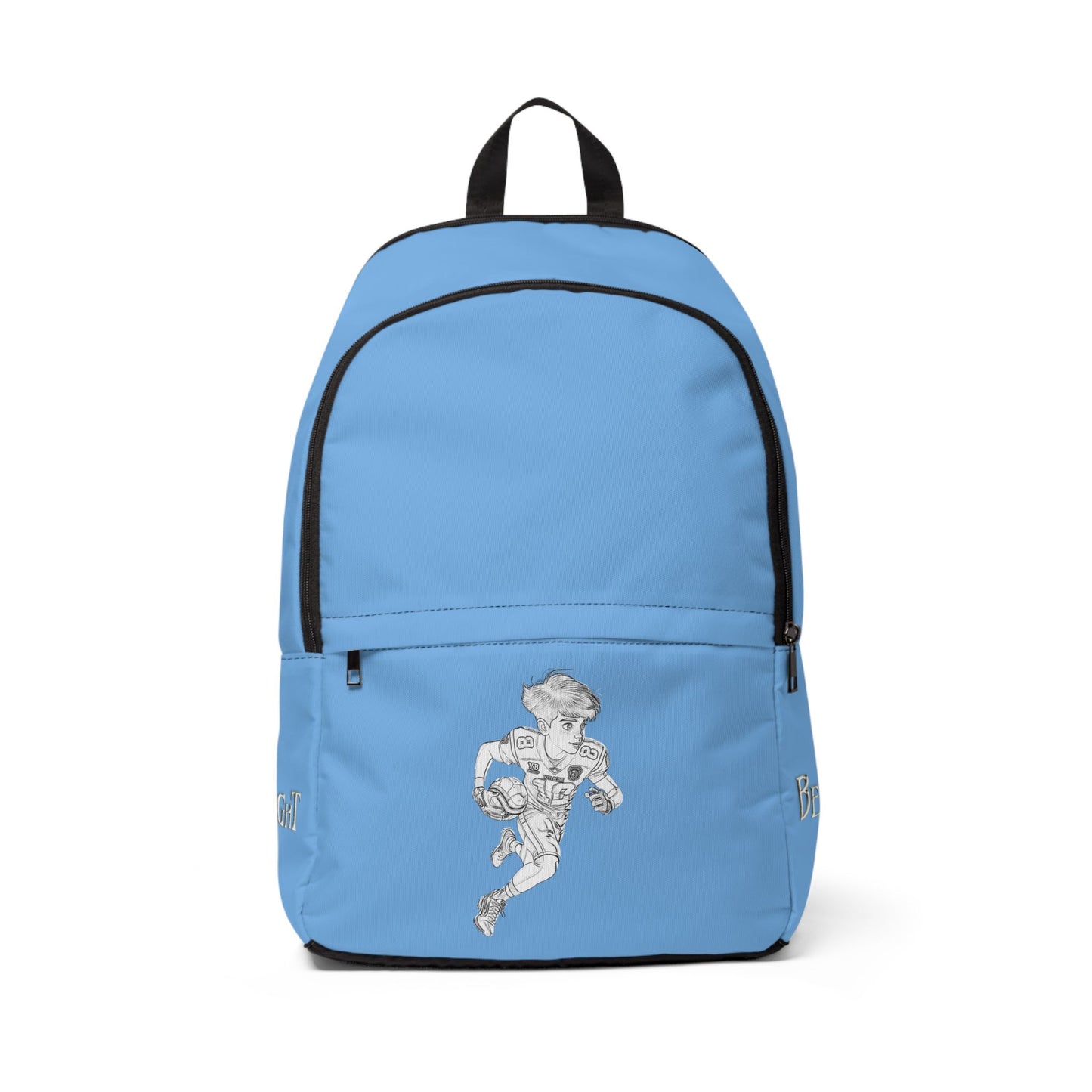 School Backpack -- Blue